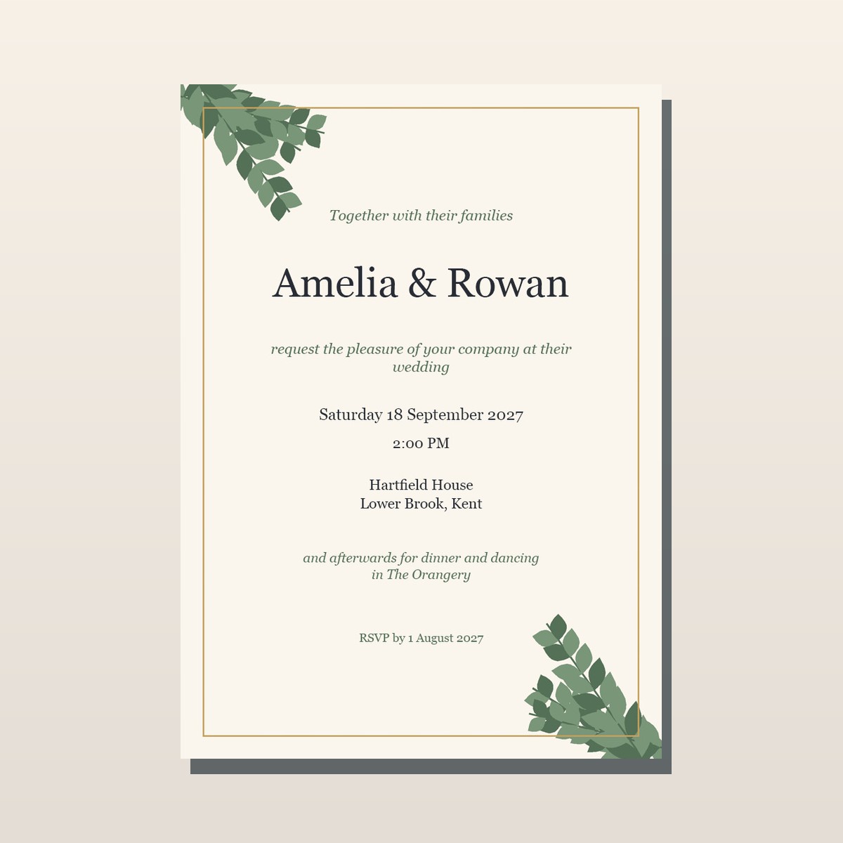 Show details for Build a Wedding Invitation Product, End to End