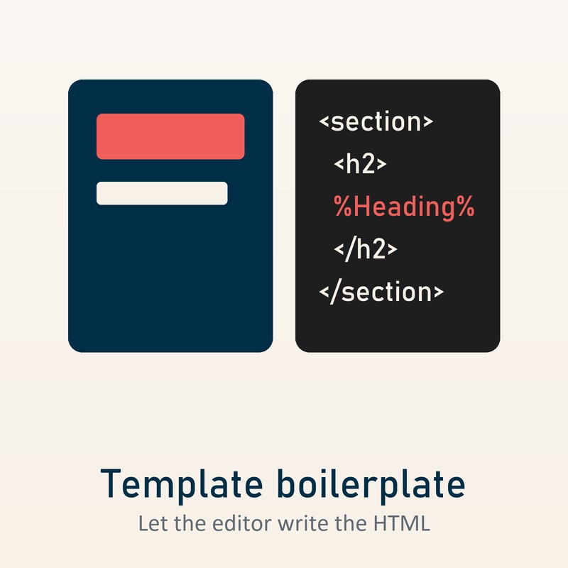 Show details for Generate Boilerplate HTML for Custom Content Templates