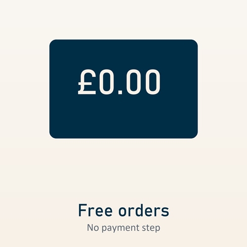 Show details for Skip Payment on Free Orders