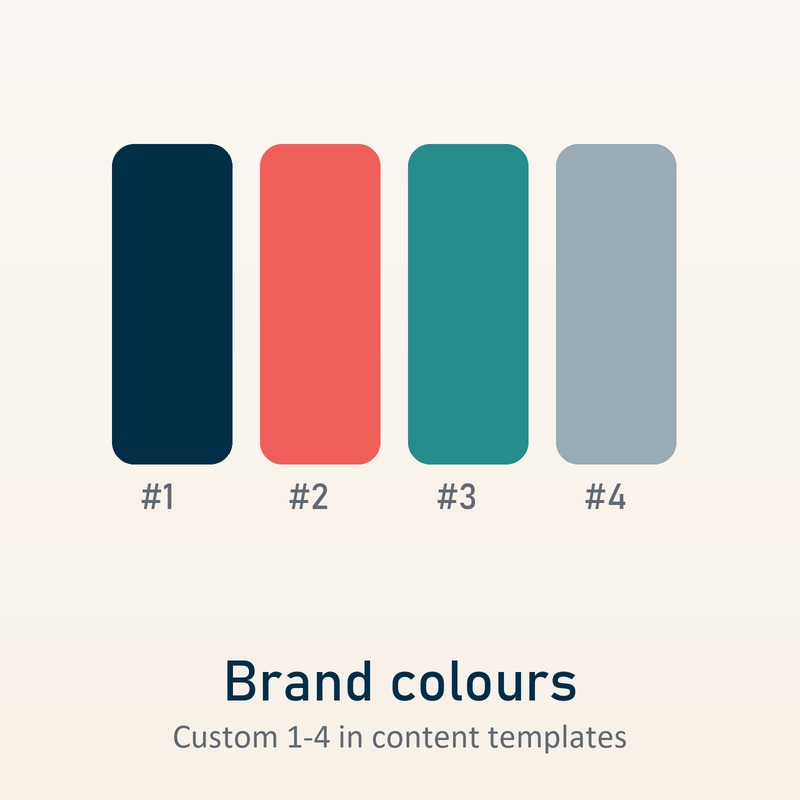 Show details for Custom Colours in Content Templates