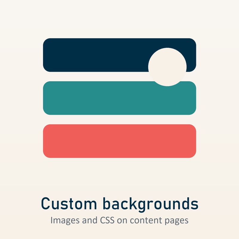 Show details for Custom Backgrounds with Content Templates and CSS