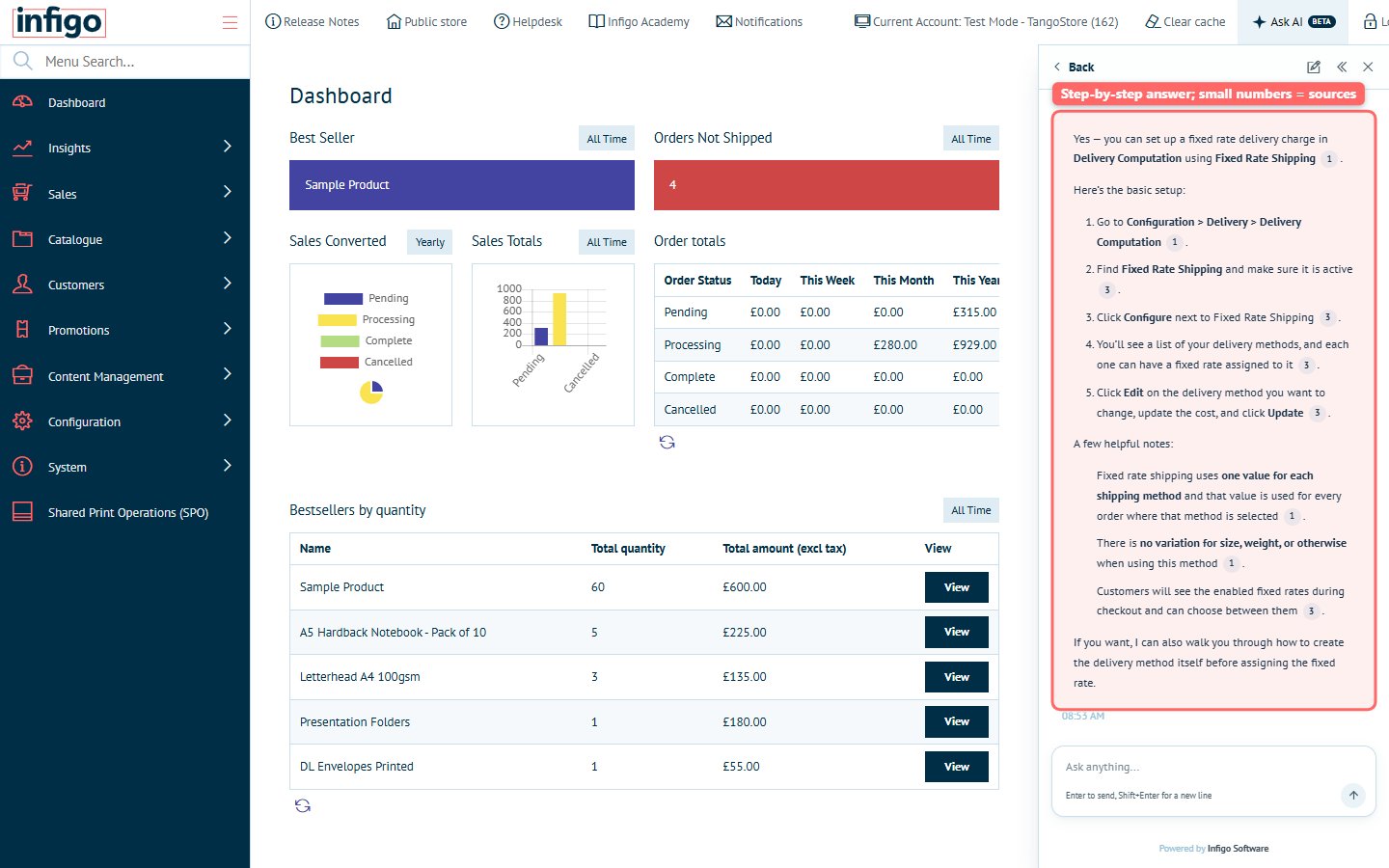 Show details for Infigo Assistant: Answers from the Academy in Your Admin Area